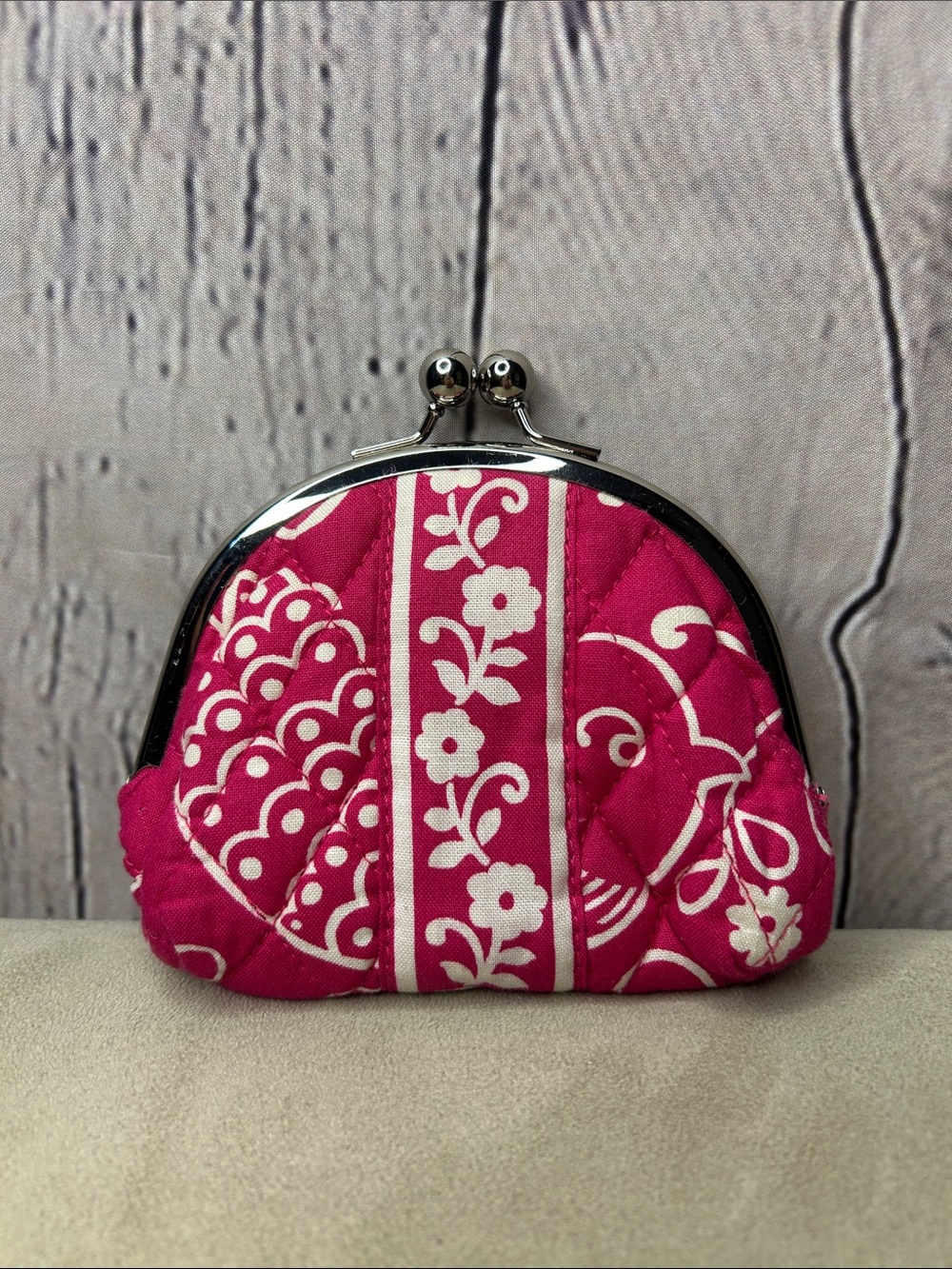 Vera Bradley double kiss kisslock coin change purse HTF retired patterns